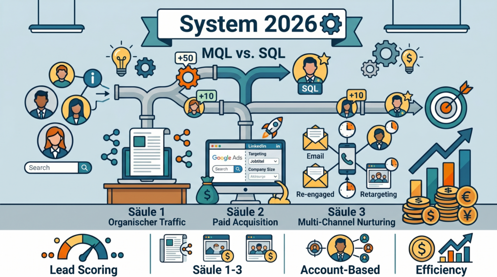 B2B Leads für SaaS generieren Titelbild