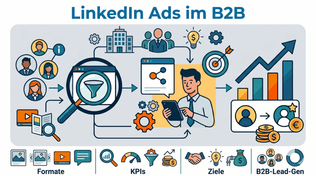 LinkedIn Ads im B2B Titelbild